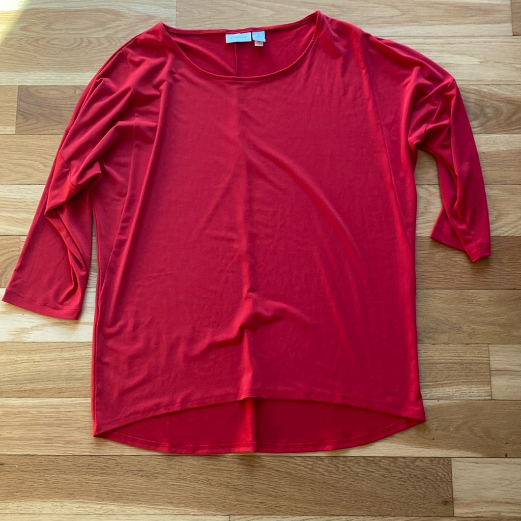 Chico’s Red Top Size 1